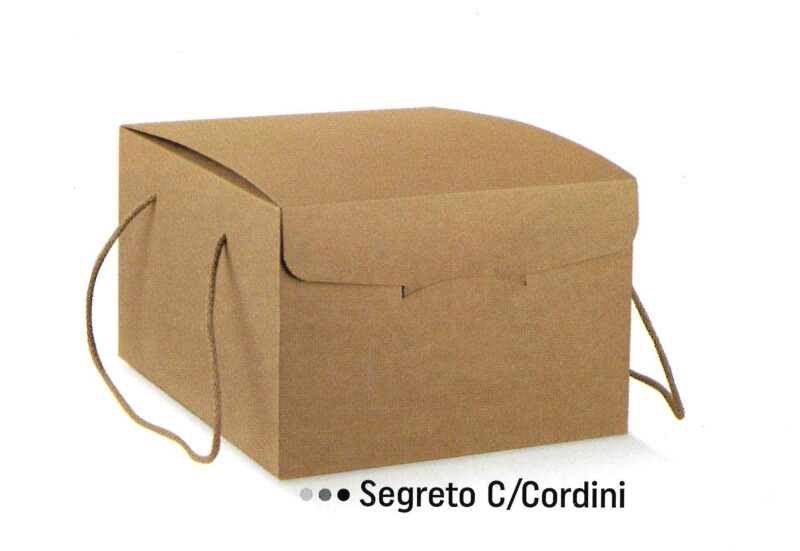 Scatole "Segreto" per confezionamento panettone