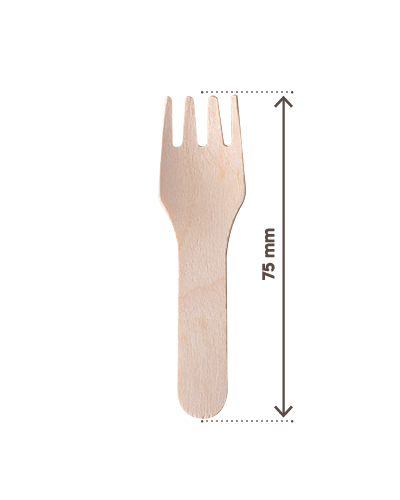 SB Forchettina Mini Legno 75