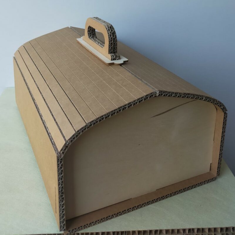 Scatola cartone/legno bauletto V006