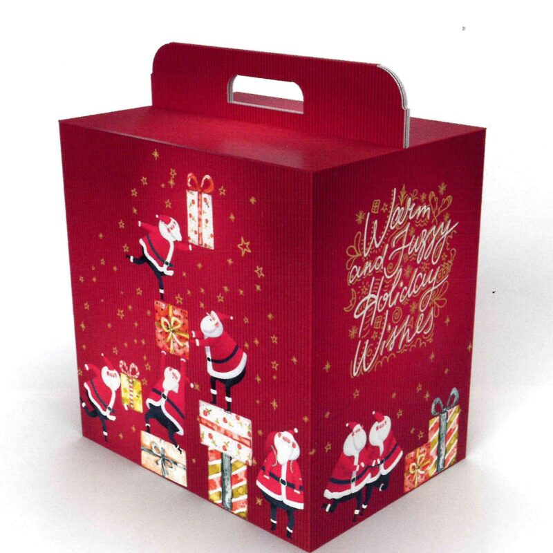 Scatola per confezioni natalizie fantasia Dear Santa V095