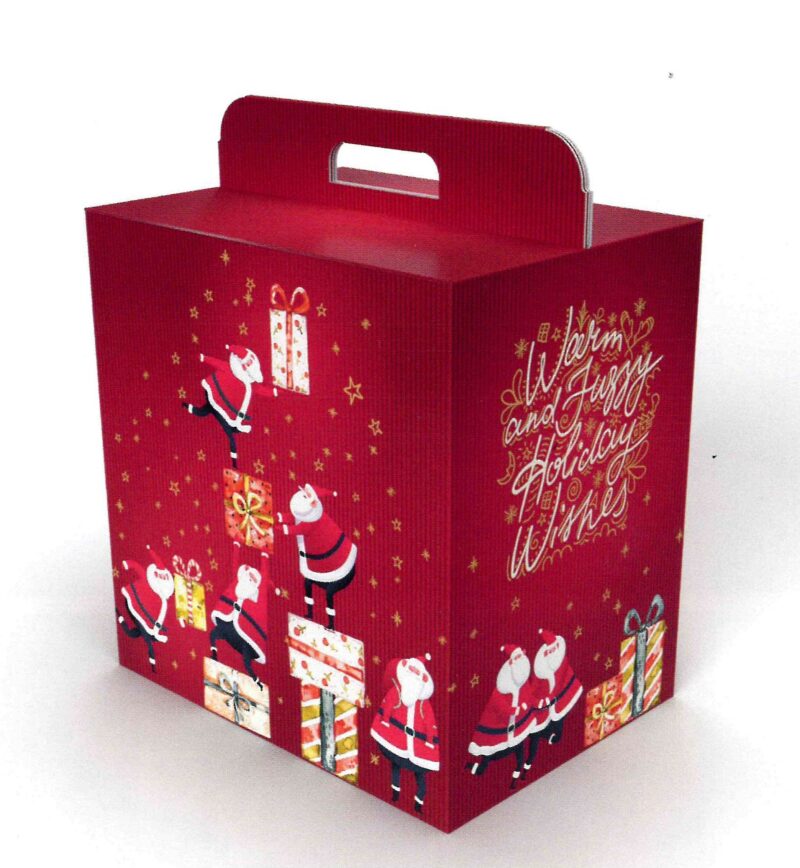 Scatola per confezioni natalizie fantasia Dear Santa V095