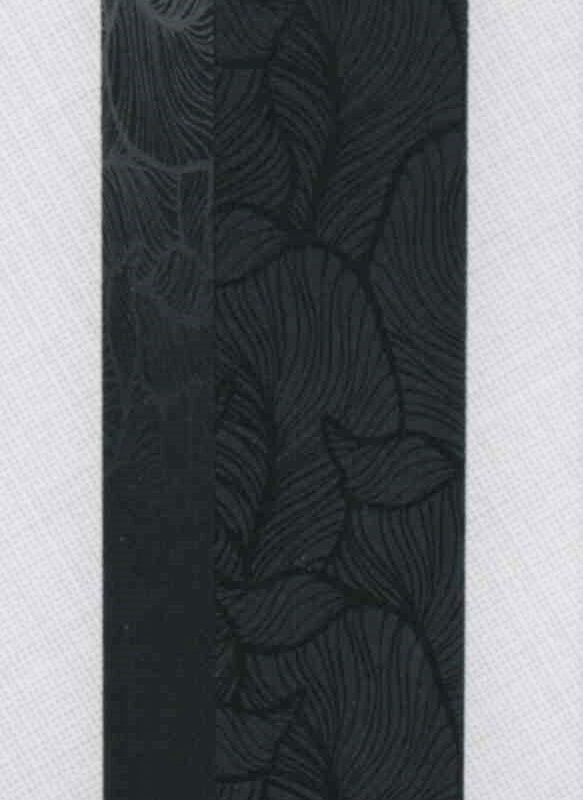 Scatole per bottiglia fantasia Foglia Nero art.V073