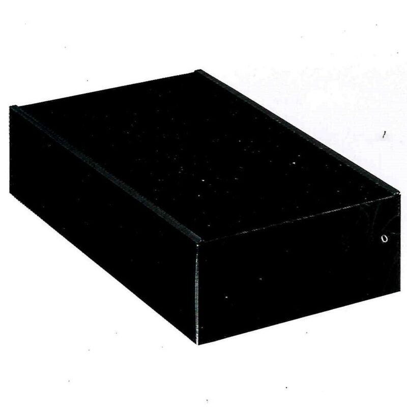 Scatole per bottiglie stese Foglia nera art. V073 con separatore interno in microonda