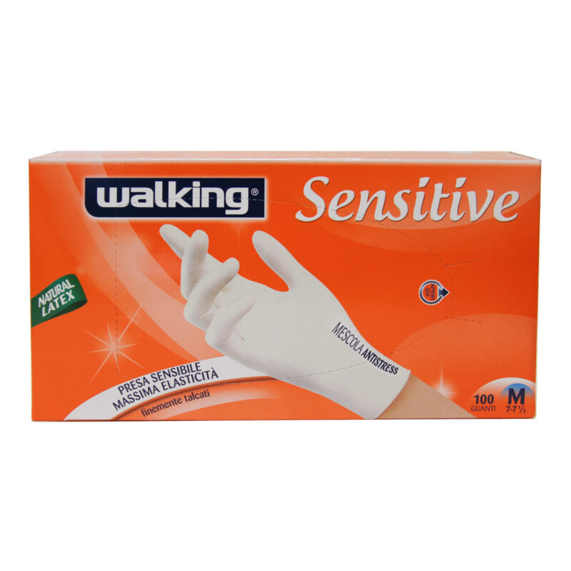 Guanti cotton natural walking