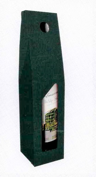 Scatole per bottiglia onda verde art.CVE