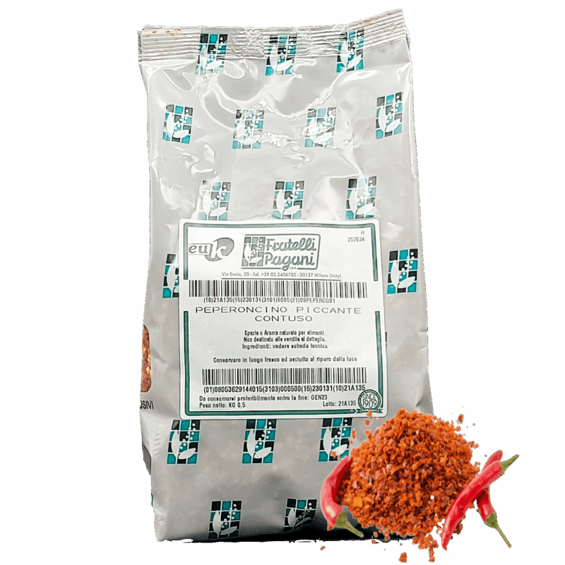 Peperoncino Piccante Contuso Kg. 0,5