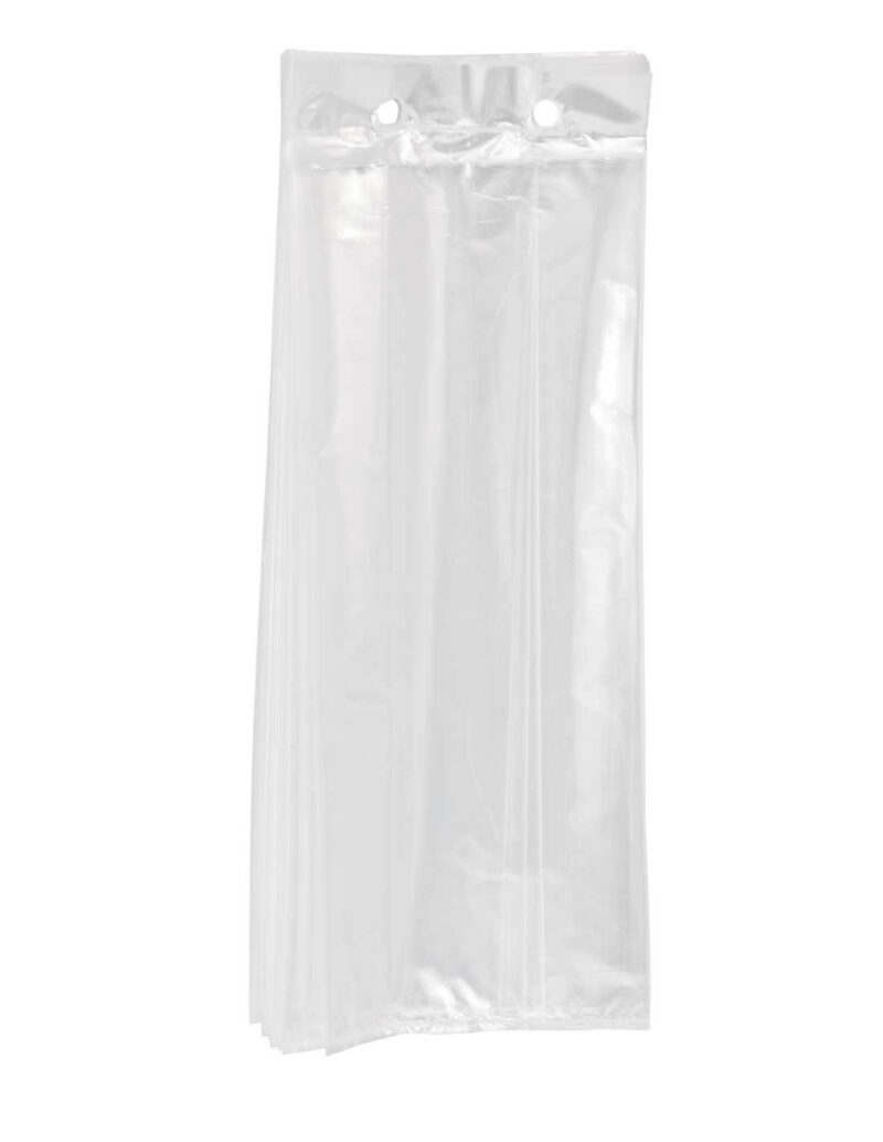 Sacchetti per alimenti con soffietti, LDPE neutro, a strappo