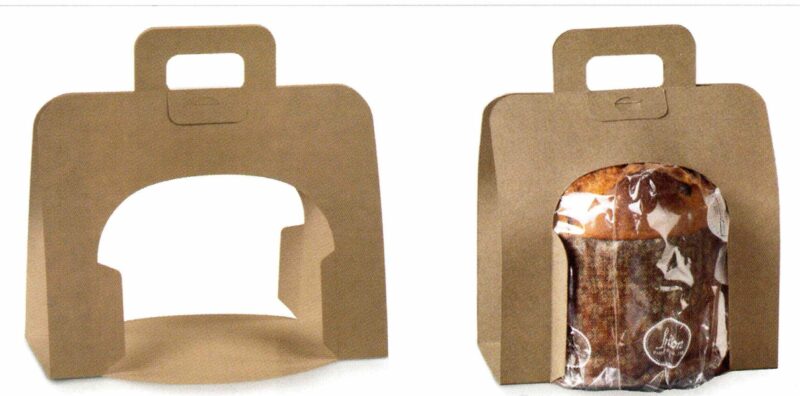 Scatole "Strip" aperte per confezionamento panettone