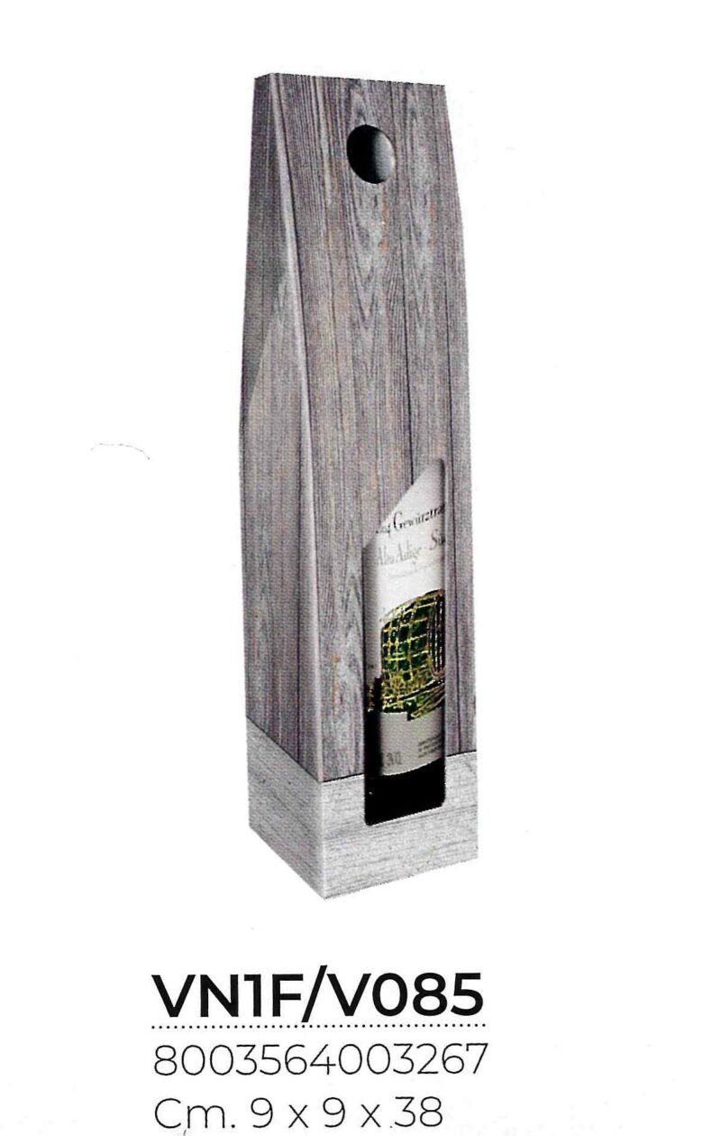 Scatole per bottiglia fantasia Vintage Wood